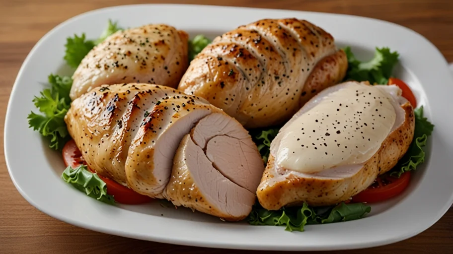 494 grams of chicken breast in kca