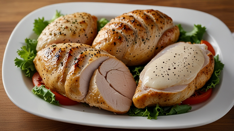 494 grams of chicken breast in kca