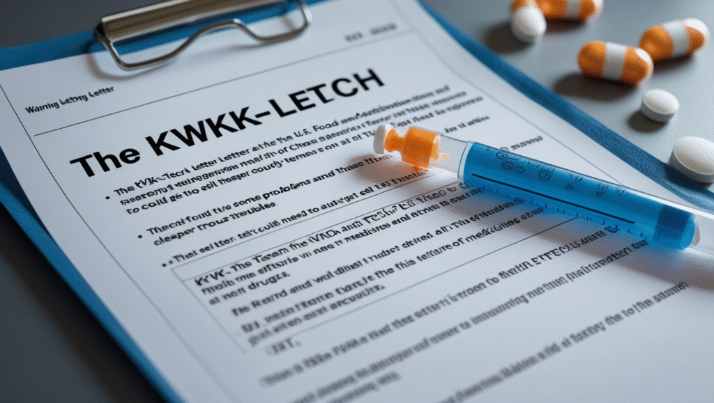 KVK-Tech warning letter